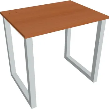 Kancelářský vozík HOBIS kancelářský stůl rovný - UE O 800, hloubka 60 cm, třešeň + doprava zdarma