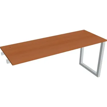 Kancelářský vozík HOBIS přídavný stůl rovný - UE O 1600 R, hloubka 60 cm, třešeň + doprava zdarma