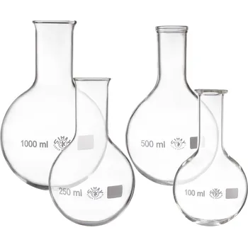 Baňka s kulatým dnem, úzkohrdlá, SIMAX, Objem [ml]: 250