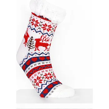 Dámské ponožky Emi Ross Domácí ponožky EJ2004WH Velikost: 35 - 38