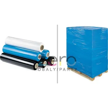 Obalový materiál Paletizační (stretch) fólie LLDPE 50 cm/1,7 kg netto (23 µm) - modrá