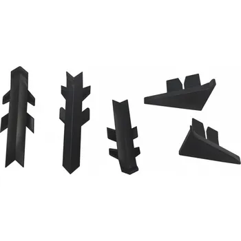 Kuchyňská pracovní deska Pfleiderer Sada koncovek na těsnící lištu PFLIEDERER / černá