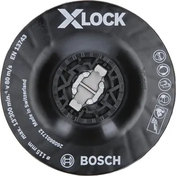 Příslušenství k brusce Opěrný talíř Bosch X-LOCK Ø 115 mm