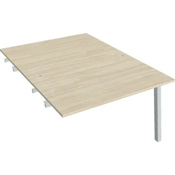 Kancelářský vozík HOBIS přídavný stůl zdvojený - USD A 1200 R, akát + doprava zdarma