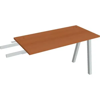 Kancelářský vozík HOBIS přídavný stůl do úhlu - UE A 1200 RU, hloubka 60 cm, třešeň + doprava zdarma