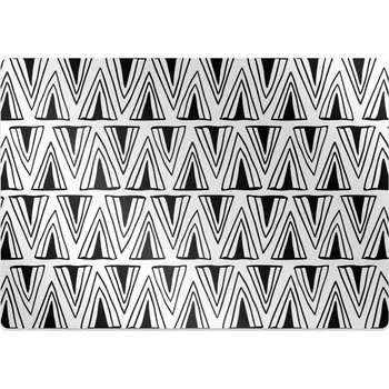 Podložka pod nábytek Ochranná podložka pod židli Trojúhelníky vzorem Boho