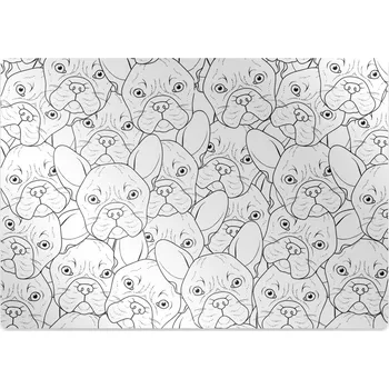 Podložka pod nábytek Podložka pod kancelářskou židli pes Bulldog