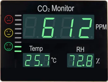 Bezpečnostní detektor Hutermann Alarm CO2-2008 detektor oxidu uhličitého