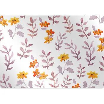 Podložka pod nábytek Ochranná podložka pod židli malované květiny