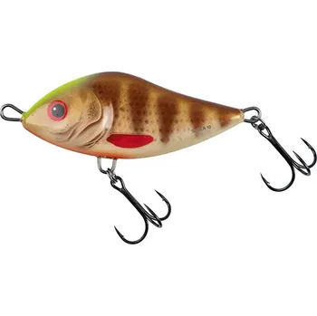 Umělá nástraha Salmo Wobler Limited Edition Slider Sinking Spotted Brown Pearch - 12 cm