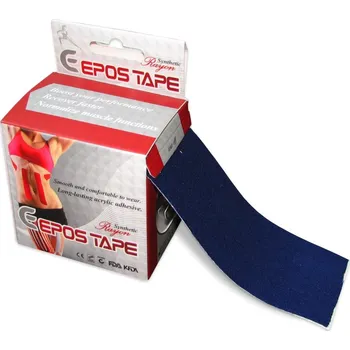 Tejpovací páska KinezioEpostape hedvábí 5 cm x 5 m - tmavě modrá