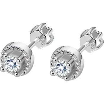 Náušnice NUBIS® Stříbrné šroubovací náušnice - NB-3743