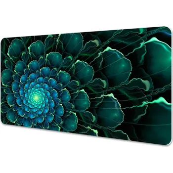 Stolní podložka Velká ochranná podložka na stůl Zelená květina