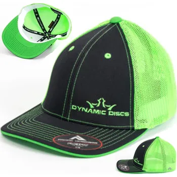 Disc golf Dynamic Discs Kšiltovka Flexfit Two tone King D S-M Černá/Zelená (discgolf) (Luxusní kšiltovka od Dynamic Discs)