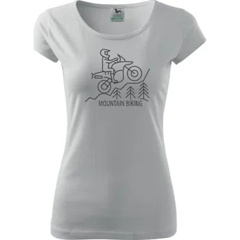 Dámské tričko Dámské Triko s moto motivem 153 Enduro