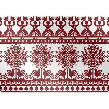 Podložka pod nábytek Ochranná podložka pod židli výřezy Kurpie