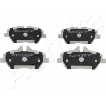 Brzdová destička Sada brzdových destiček, kotoučová brzda ASHIKA 50-00-0108