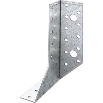 Tesařské kování Patka trámu pravá 25x140 mm, sendzimirově pozinkovaná, 1 kus