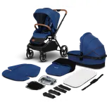 LIONELO Kočárek kombinovaný Mika 2v1 Blue Navy