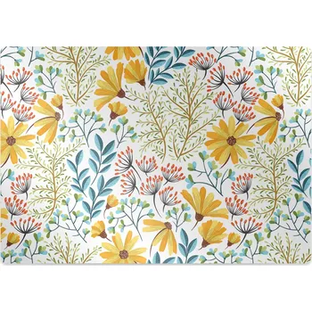 Podložka pod nábytek Podložka pod kolečkovou židli květinovými image