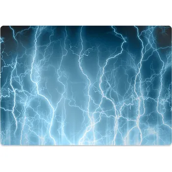 Podložka pod nábytek Ochranná podložka pod židli modrý blesk