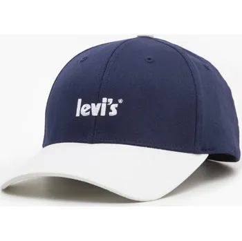 Kšiltovka LEVI'S® POSTER LOGO FLEXFIT CAP NAVY BLUE