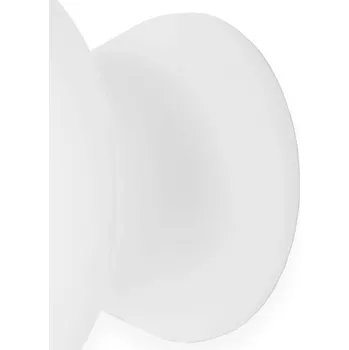 Nábytkové kování Knopek Jokl č.10 dřevěný - bílý matný