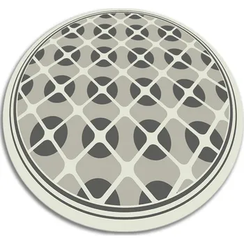 Koberec Kulatý vinylový domácí koberec Abstraktní kruhy