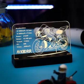 Stavebnice LEGO LED štítek pro LEGO® set 42130 BMW M 1000 RR