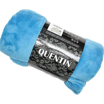 deka Quentin Deka mikrofleece 150x200cm tyrkysová