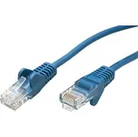 21.92.0544 Propojovací kabel RJ45/RJ45, U/UTP, 2m, kat. 5E, CCA, PVC, modrá