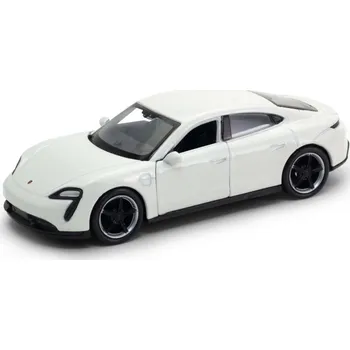 Welly Porsche Taycan Turbo S 1:34 bílé