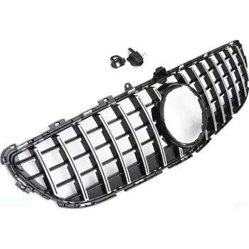 Kapota PROTEC Přední maska Mercedes W218 CLS 2014-2018 černá chromová