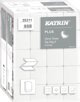 Papírový ručník Katrin Plus 35311 Hand Towel Zig Zag 2 V-Fold 4000 ks