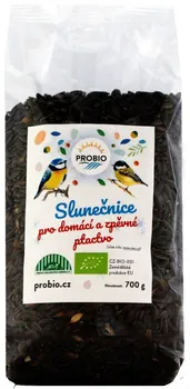 Krmivo pro ptáka Probio BIO slunečnice pro domácí a zpěvné ptactvo 700 g