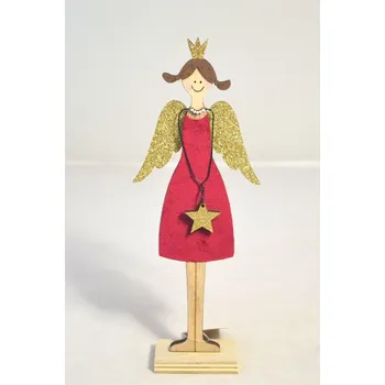 Duchovní literatura Anděl s hvězdou na podstavci 23,5cm