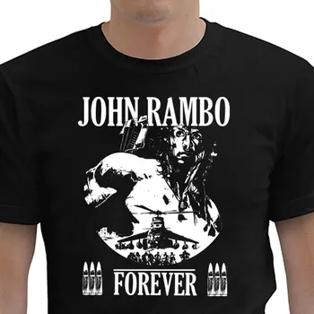Pánské tričko STRIKER Tričko John Rambo - forever Barva: Černá, Velikost: XXXL