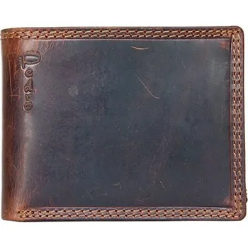 Peněženka Kožená peněženka Pedro z hovězí kůže činěné na přírodní olejové bázi s ochranou dat na kartách (RFID)