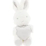Bílý plyšový králík se srdíčkem - 15*10*15 cm
