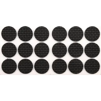 Podložka pod nábytek Podložka samolepící černá - průměr 25mm - 18ks VOREL