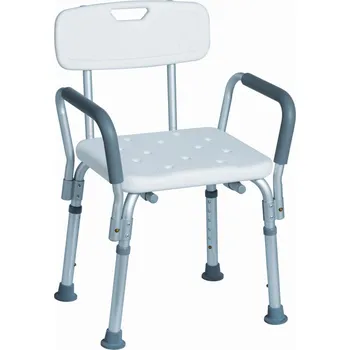 Koupelnové sedátko Sedačka do sprchy s opěrkou zad a madly