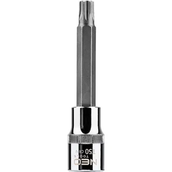 Neo Tools 08-766 Nástrčná hlavice pro Torx®, dlouhá, 1/2" T50