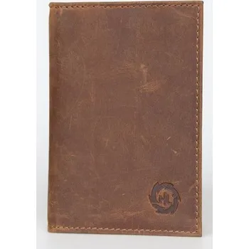 Obal na doklad Kožená hnědá dokladovka HL