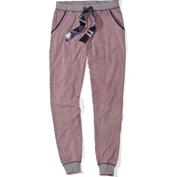 Dámské noční prádlo MUSTANG Dámské pyžamové kalhory vínové barvy Grafical S 6209_1701.771