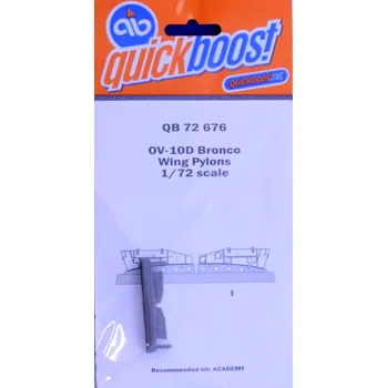Plastikový model Quickboost 1/72 OV-10D Bronco wing pylons (ACAD)