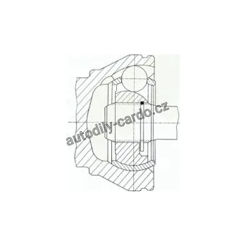 Poloosa kola Sada kloubů, hnací hřídel LÖBRO 302038 - AUTOBIANCHI, FIAT, LANCIA, SEAT