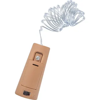 Vánoční světelný řetěz Springos CL0027 Nano řetěz 20 LED studená bílá