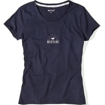 MUSTANG Dámské modré tričko GRAFICAL L 6209_2100.574