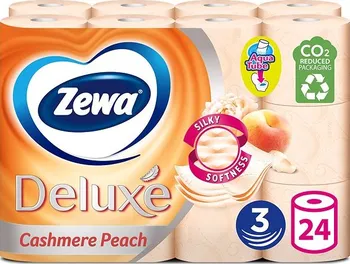 Toaletní papír Zewa Deluxe Cashmere Peach 3vrstvý 24 ks