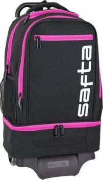 Školní batoh Safta Multisports 27 l černý/růžový